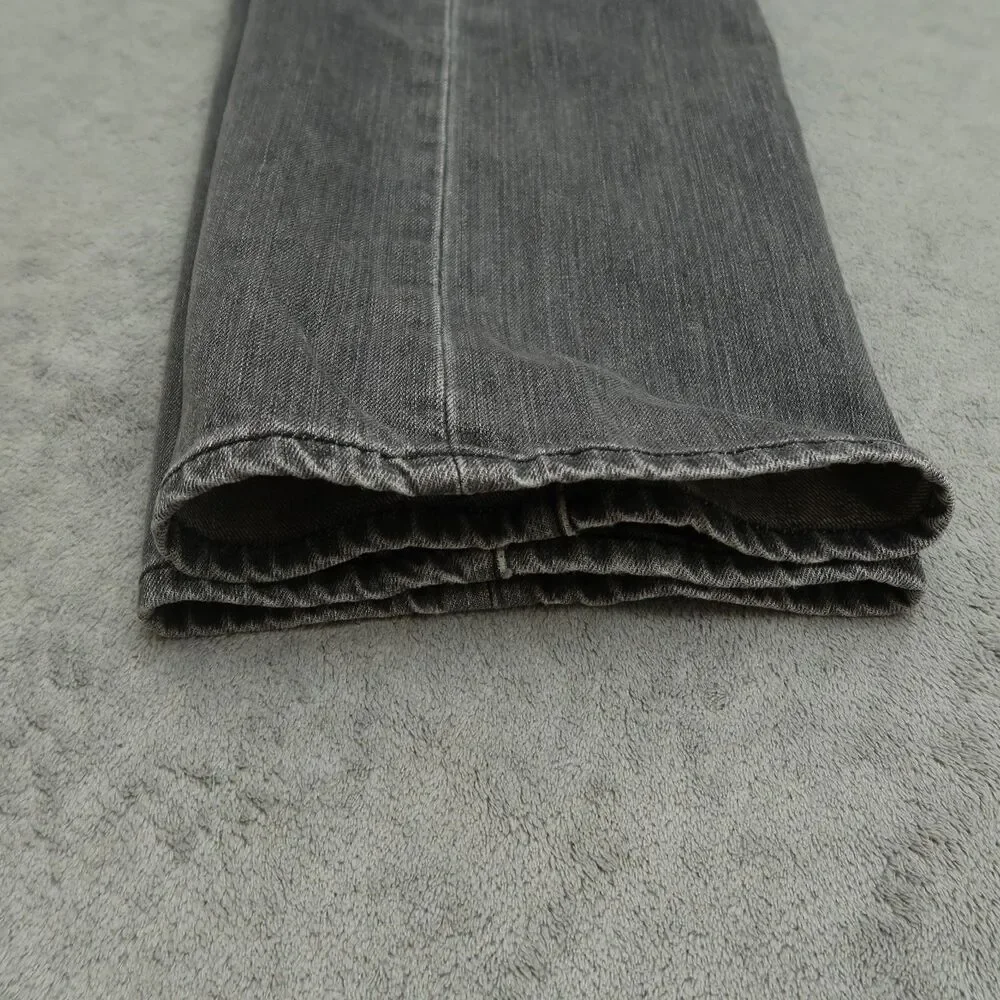 Levi's 501 Jeans Mens Size 38x34 Gray Original Fit Button Fly Straight Denim